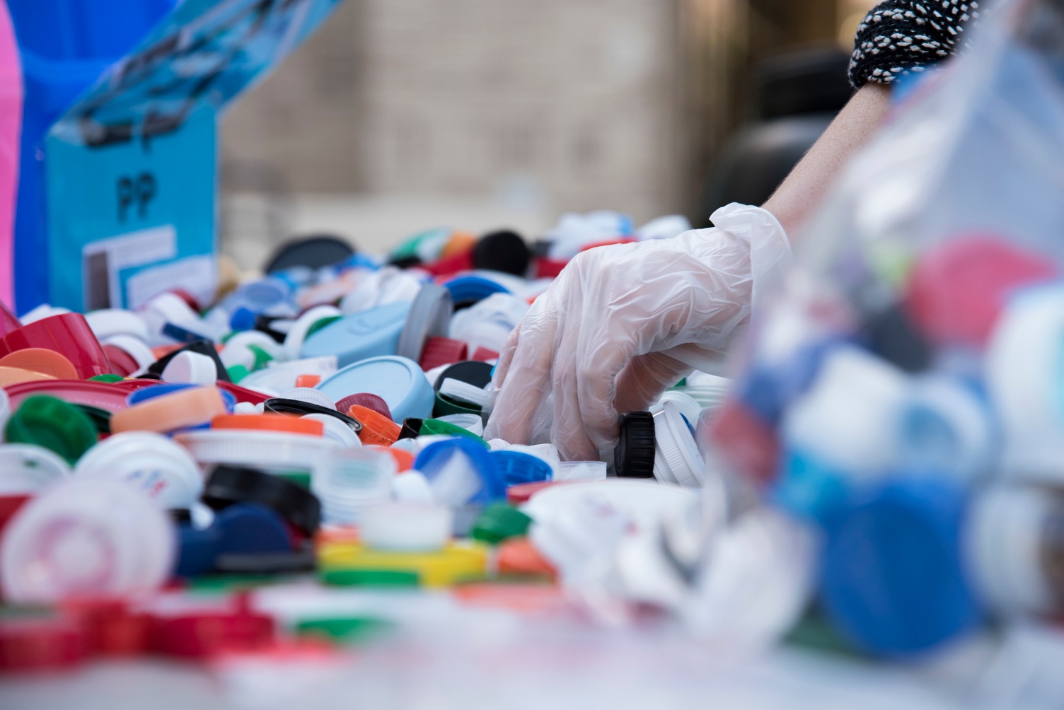 Sorting through caps